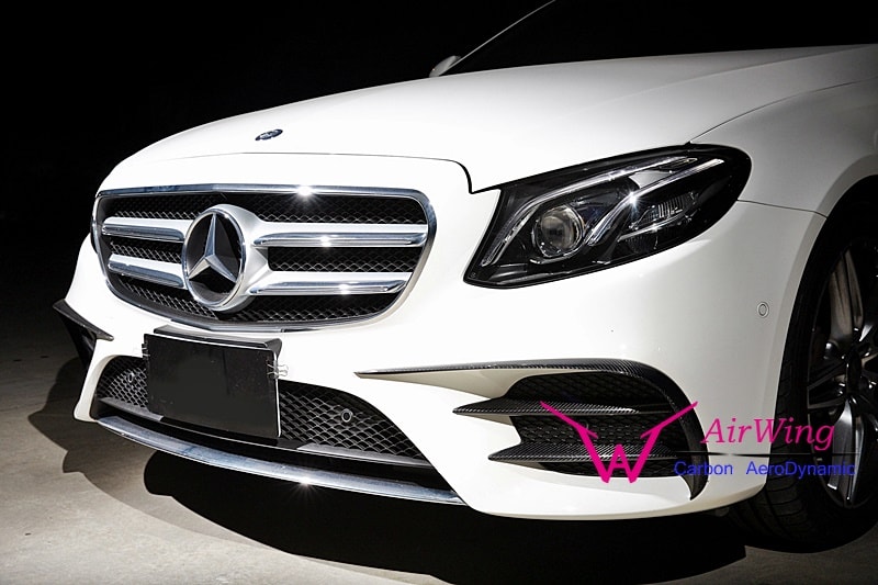 W213 - Future-Design style carbon front Canard (6 pcs) 01